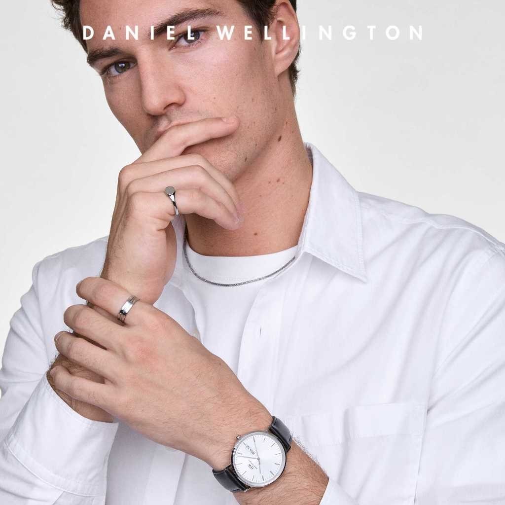 Daniel Wellington Classic Day Display 40mm Sheffield Silver นาฬิกาผู้ชาย สีเงิน