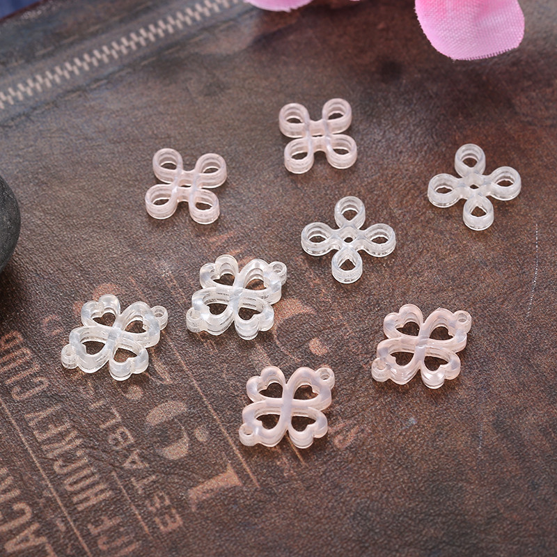 จี้ปมจีนแบบโบราณทำจากอะซิเตทเลียนแบบ DIY อุปกรณ์เสริมผม DIY วัสดุทำผม 2 ชิ้น