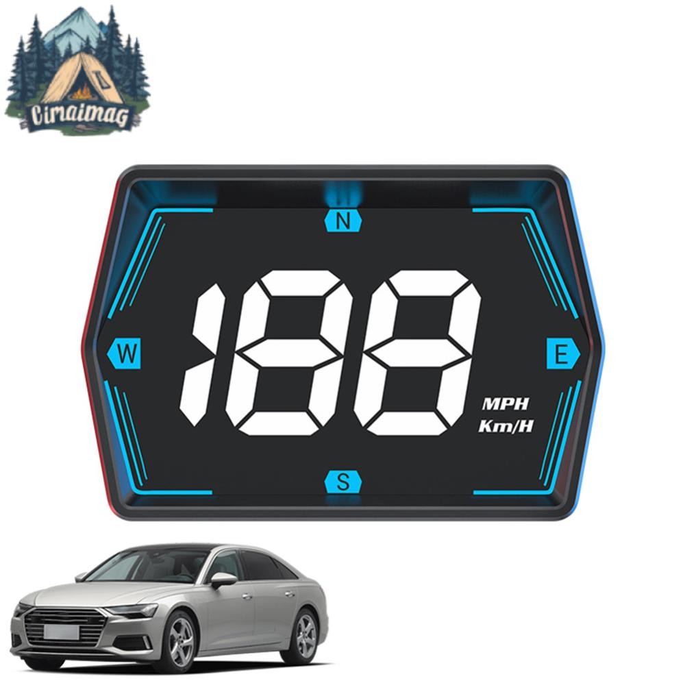 รถดิจิตอล GPS Speedometer Overspeed Alarm Digital GPS HUD Speedometer เครื่องวัดระยะทาง