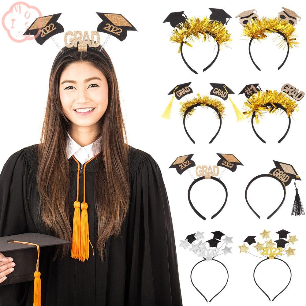 Mioshop ที่คาดผมรับปริญญา ขอแสดงความยินดี เครื่องประดับผม ห่วงผมมีสไตล์น่ารัก