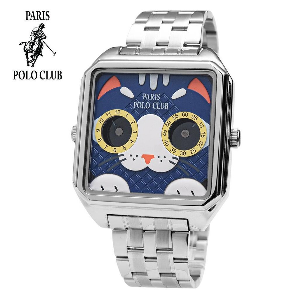 Paris Polo Club PPC-220902 นาฬิกาข้อมือผู้หญิง Paris Polo นาฬิกาปารีส โปโล สุดหรู ประกันศูนย์ไทย1ปีพร้อมสายหนัง 1ชุด