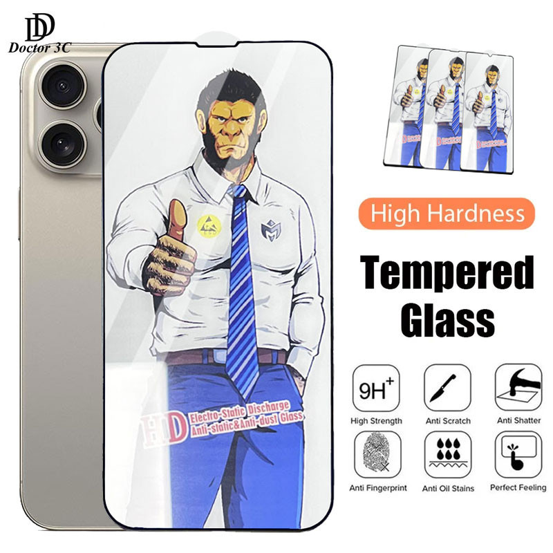 Blueo Ar ฟิล์มกระจกเต็มจอ ของแท้ iPhone ip 17 Air 16e 16 15 14 Plus 13 12 Mini 11 Pro X Xs Max Xr 8 