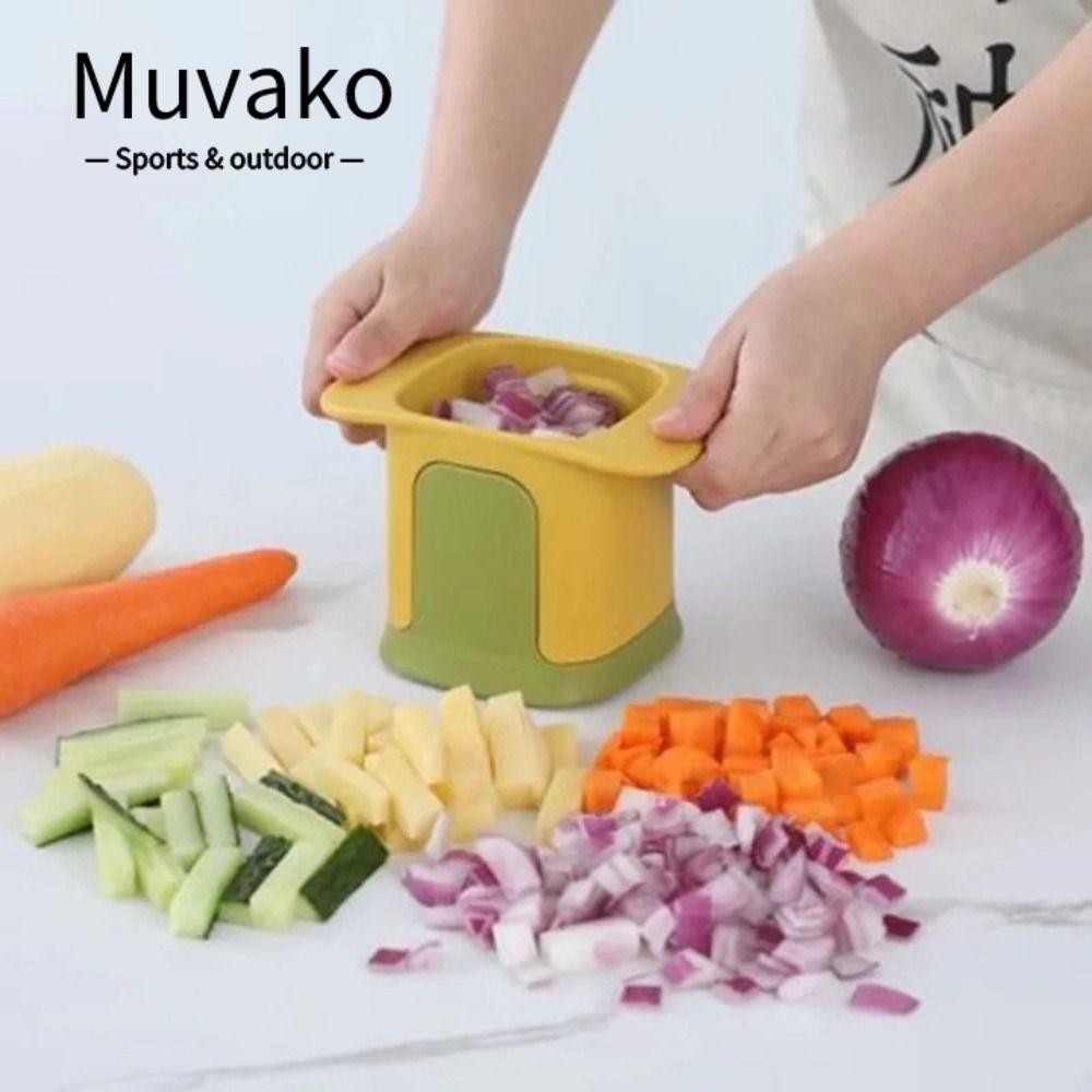 Muvako เครื่องสับผัก ผลไม้ หัวหอม อเนกประสงค์ แบบสเตนเลส