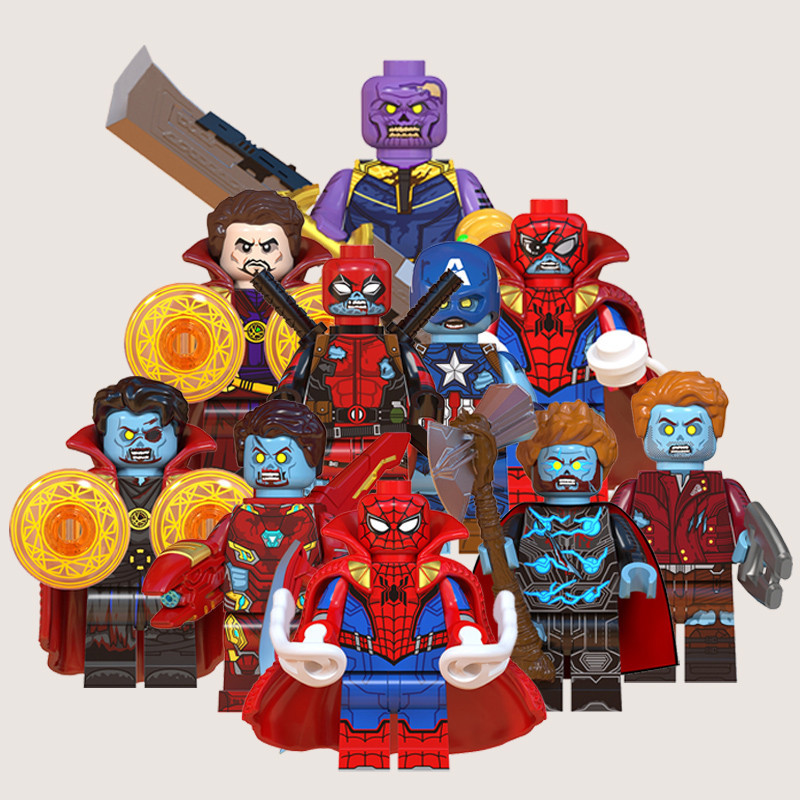 Zombie Super Hero Star Lord What If Building Blocks Figures ของเล่นเพื่อการศึกษา WM6132
