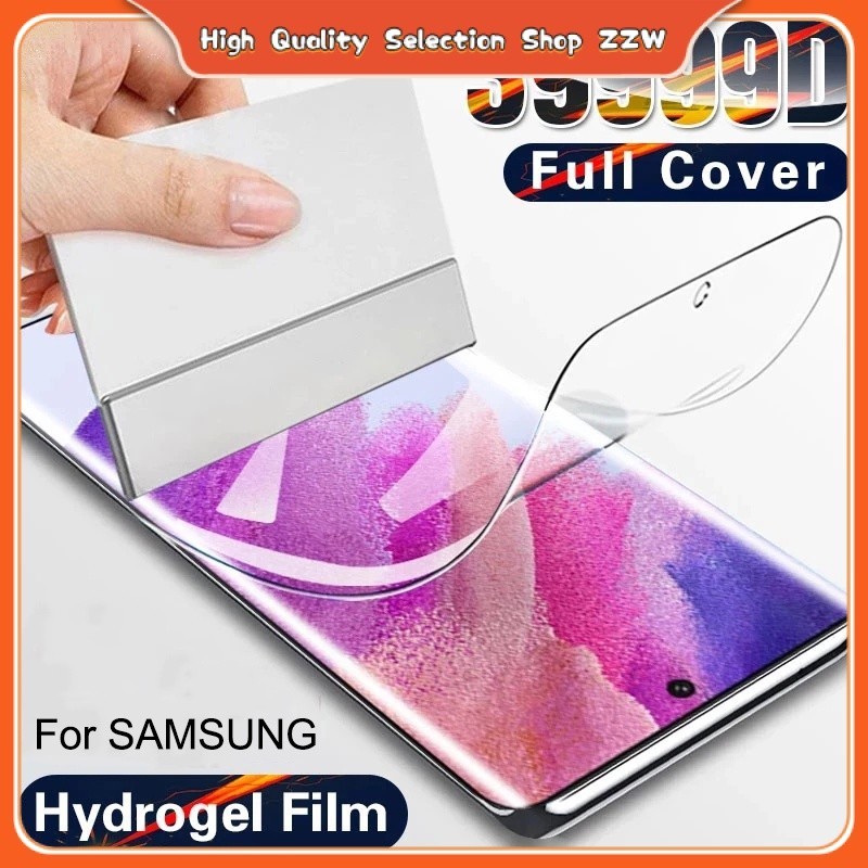 Samsung Galaxy S26 S25 S24 S23 S22 S21 S20 S10 S9 S8 Plus S25FE S24FE S23FE Note 20 Ultra 10 Plus 8 9 A37 A57 A27 A17 A36 A56 A16 Hydrogel ป้องกันหน้าจอ