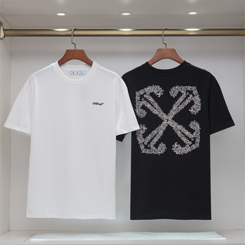 เสื้อยืดลําลอง คอกลม แขนสั้น ปักลายลูกศร ทรงหลวม แฟชั่น Jnerf