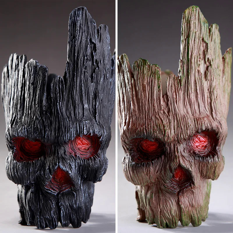 Modern Baby Tree Figurine Groot Flower Pot Planter Nursery Pot Home Office Decoration Organizer Plas