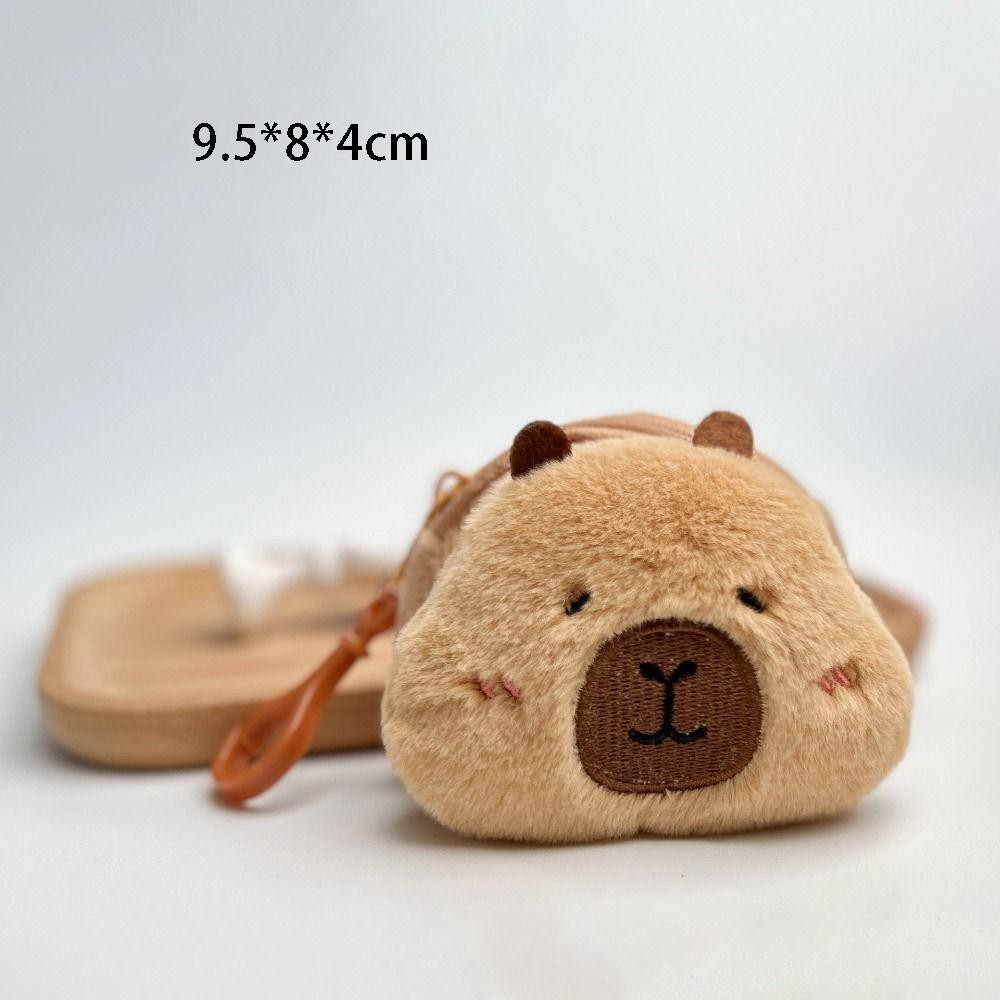 NANDENY Capybara กระเป๋าใส่เหรียญตุ๊กตาอะนิเมะ, Kawaii การ์ตูนกระเป๋าใส่เหรียญขนาดเล็ก, Creative ตลกแฟชั่นน่ารักกระเป๋าหูฟัง - รูปที่ 6