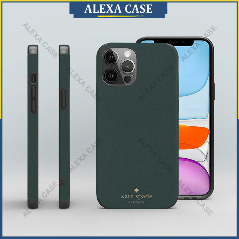 Kate Spade เคสโทรศัพท์สําหรับ iPhone 16 Pro Max / iPhone 15 Pro Max / iPhone 14 Pro Max / iPhone 12 Pro Max / XS Max / iPhone 8 Plus Anti-fall Lambskin เคสป้องกัน 7Q4BI4