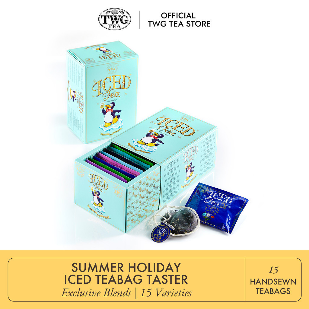 TWG Tea | Summer Holiday Iced Teabag Taster Set (15 x 7g)
