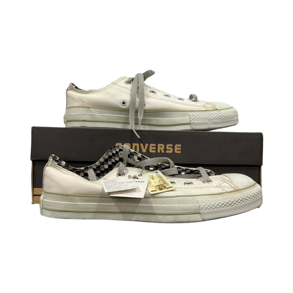 [25CM] CONVERSE ALL STAR CHAMP OX WHITE MADE IN THAILAND