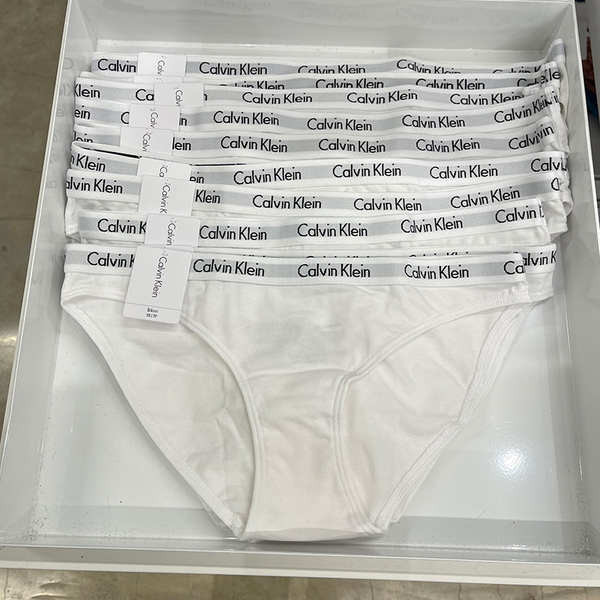 กางเกงใน ck กางเกงใน กางเกงขาสั้นบิกินี่ผ้าฝ้าย CK Calvin Klein Women's Classic, Comfortable, Breathable Logo Cotton Bikini พอดีกับกางเกงชั้นในสําหรับผู้หญิง