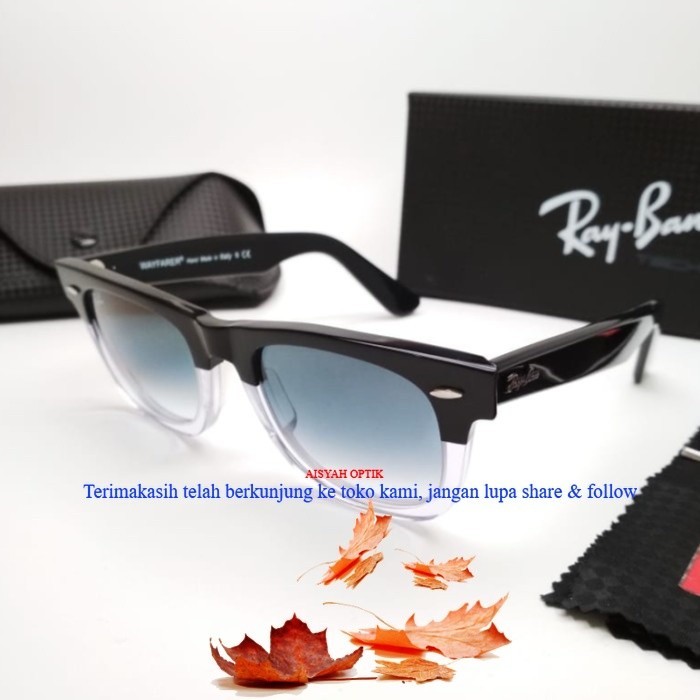 Rayban Wayfarer Two Tone 2140 Photochromic Glasses Fullset Box
