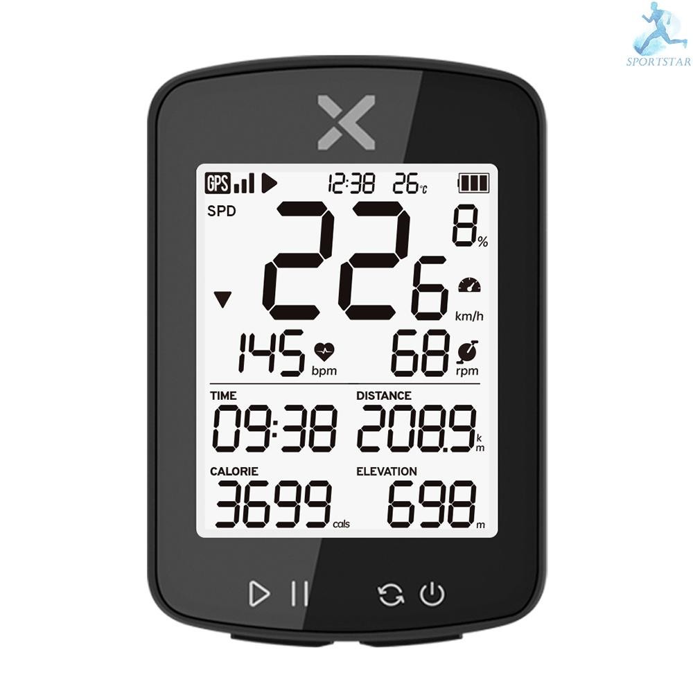 【⚽Sportstar 】Bike คอมพิวเตอร ์ ไร ้ สาย GPS Cycle Speedometer Roadbike MTB ANT กันน ้ ําสมาร ์ ท
