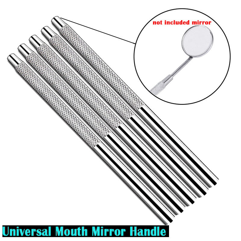 ทันตกรรมปากกระจกจับ Reflector Odontoscope Handle Oral Mirror Handle สแตนเลส Reflector Handle เครื ่ องมือทันตกรรม