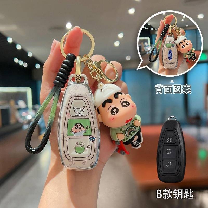 ที่ใส่กุญแจรีโมทรถยนต์ Ford Ranger Everest พวงกุญแจรถ. กระเป๋าใส่กุญแจรถ - รูปที่ 2