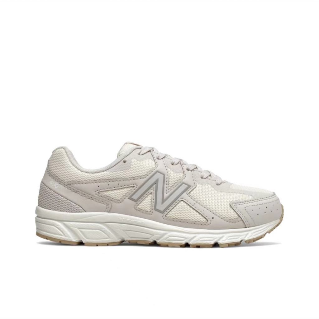 New Balance รองเท้าผ้าใบ รองเท้าแฟชั่น New Balance NB 480 Beige ของแท้100% 【สีเทา】