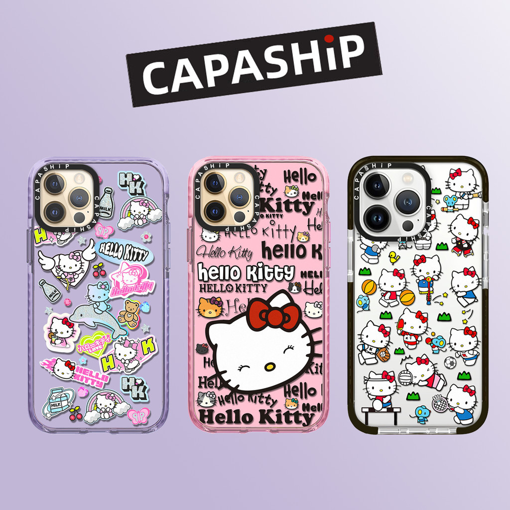 สีชมพูแบบเต็มหน้าจอ Hello Kitty นุ่มเคสโทรศัพท์สําหรับ iPhone 15ProMax 15Pro 15Plus 15 14 13 12 11 Pro Max กรณีเต็มรูปแบบกันกระแทกปกอ่อน
