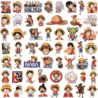 100Pcs/Set ❉ One Piece . Luffy Stickers ❉ DIY Fashion Decals Doodle Stickers