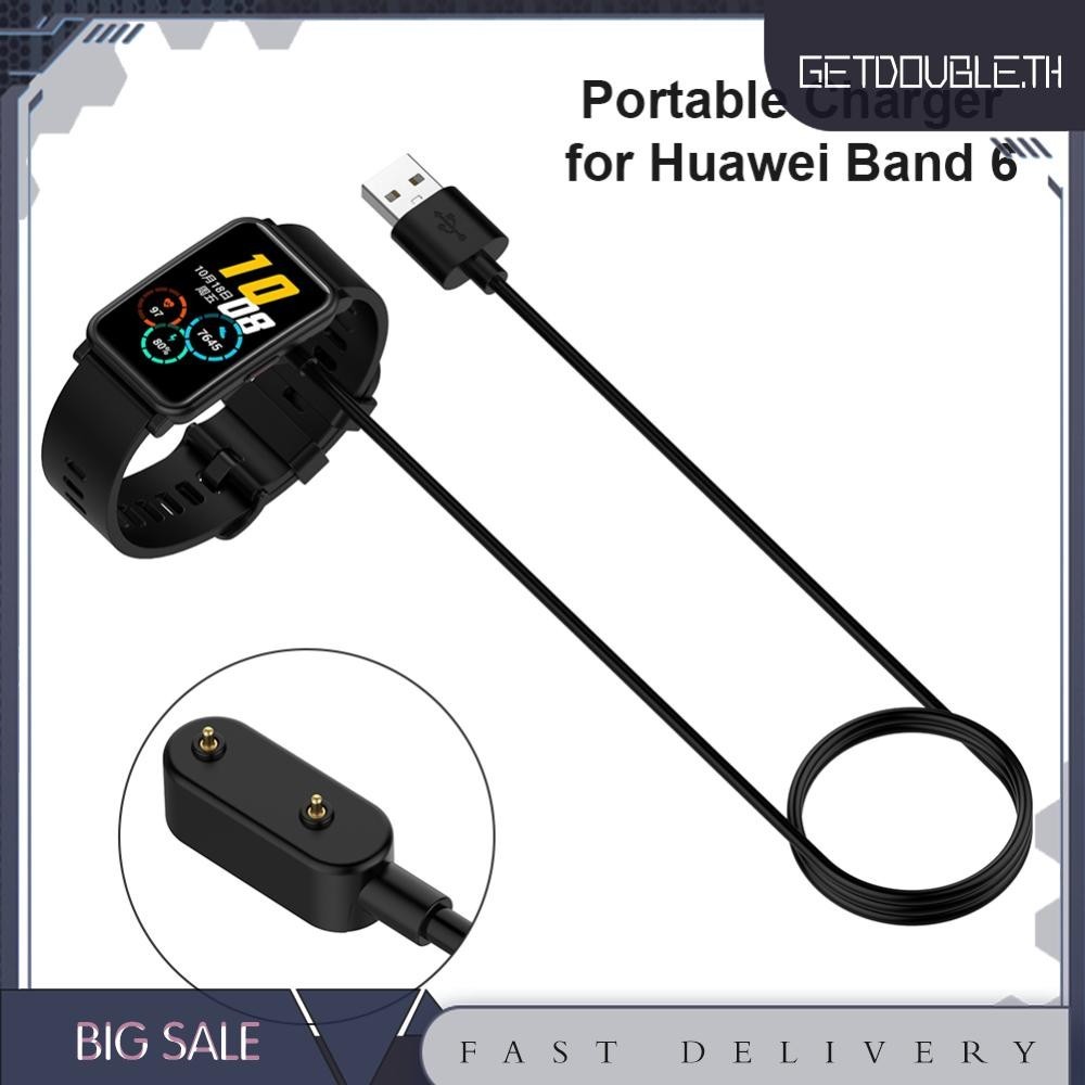 [Getdouble.th ] สายชาร ์ จเร ็ ว USB สําหรับ Band 6 Pro/Huawei Watch Fit Honor Band 6