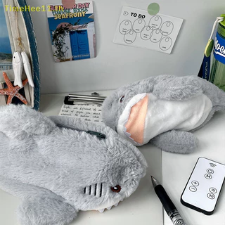 TimeHee น่ารัก Plush Ocean ดินสอกรณีกระเป๋าเครื่องสําอางแบบพกพาขนาดใหญ่ความจุปากกาเครื่องเขียนกล่องเก็บโรงเรียนอุปกรณ์สํานักงาน TH