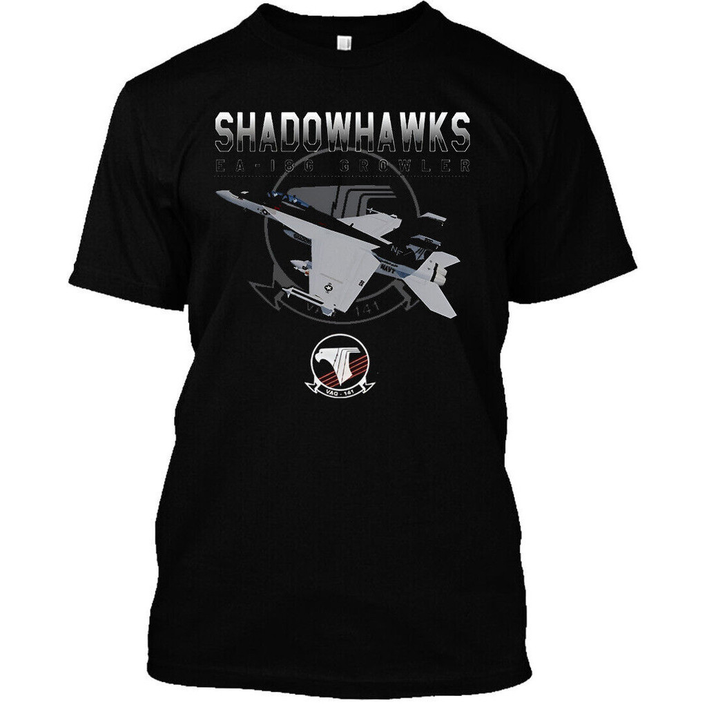 Dark Aq-141 Shadowhawks Ea-18G Growler เสื้อยืดการบิน
