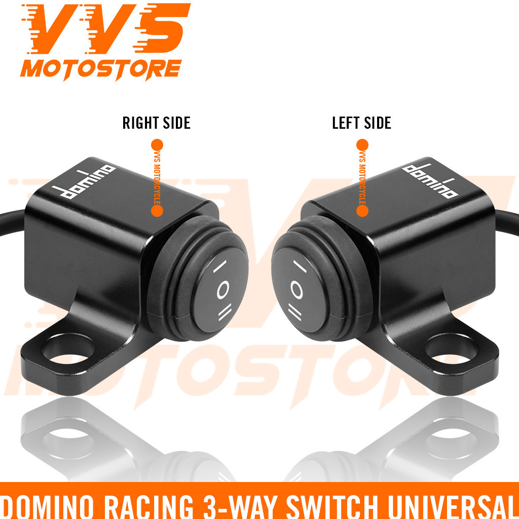 Domino 3-WAY SWITCH กระจกมองข ้ าง HEAVY DUTY UNIVERSAL ผลิตในอิตาลี