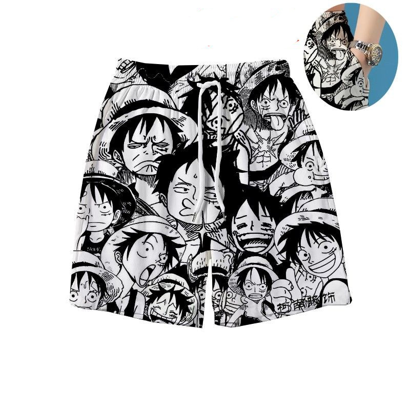 2024 New Integrated Shorts for Men's Home Casual Pants Couple Beach Shorts