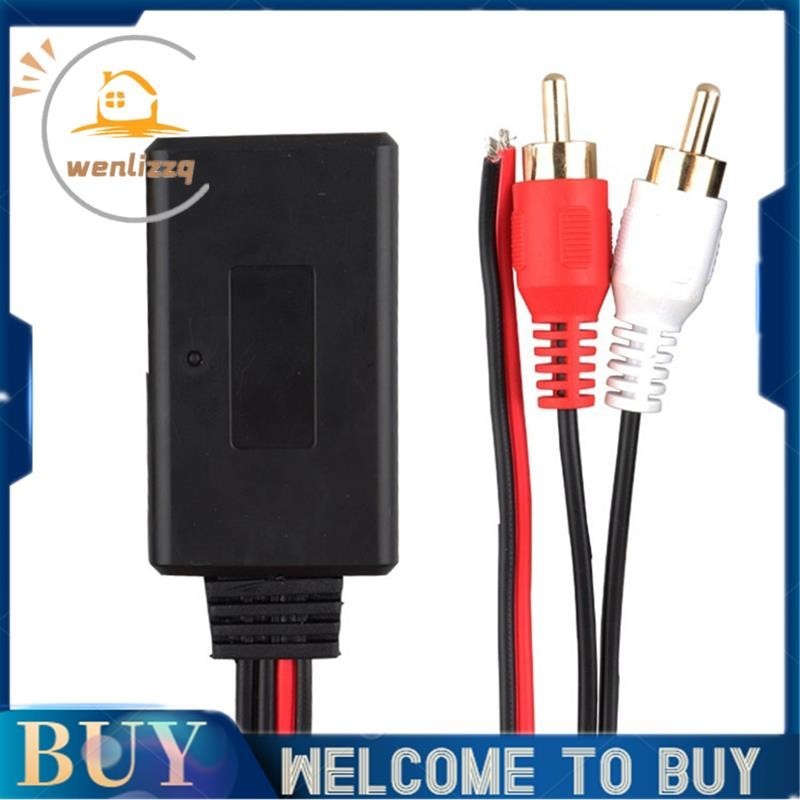 【Wenlizzq 】 Universal Car RCA USB Adapter ตัวรับสัญญาณบลูทูธไร ้ สาย Home Media AUX Bluetooth Audio RCA Audio Cable Bluetooth RCA Audio Cable