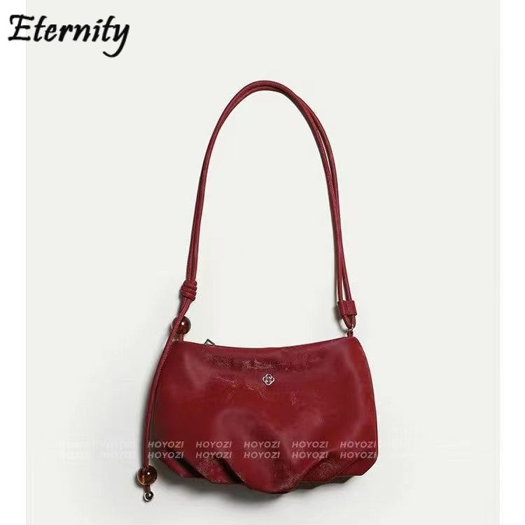 Eternity  กระเป๋า กระเป๋าสะพายข้างผู้หญิง 2024NEW  บุคคลิกภาพ  ธุรกิจ  สามารถเลือกใส่กับเสื้อผ้าต่าง