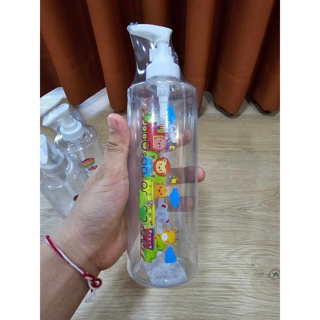 ขวดปั๊มเปล่า 500 ML ขวดหัวปั๊ม ขวดปั๊มพลาสติก ขวดปั๊ม ขวดปั๊มสบู่เหลวเปล่า สําหรับใส่สบู่ แชมพู ของเหลว เจลอาบน้ํา