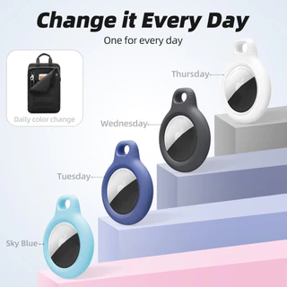 Fonken สําหรับ Aple Airtags กรณีฝาครอบป ้ องกันกันชน Shell Tracker อุปกรณ ์ เสริม Anti-scratch Airtag Key แหวนผู ้ ถือ