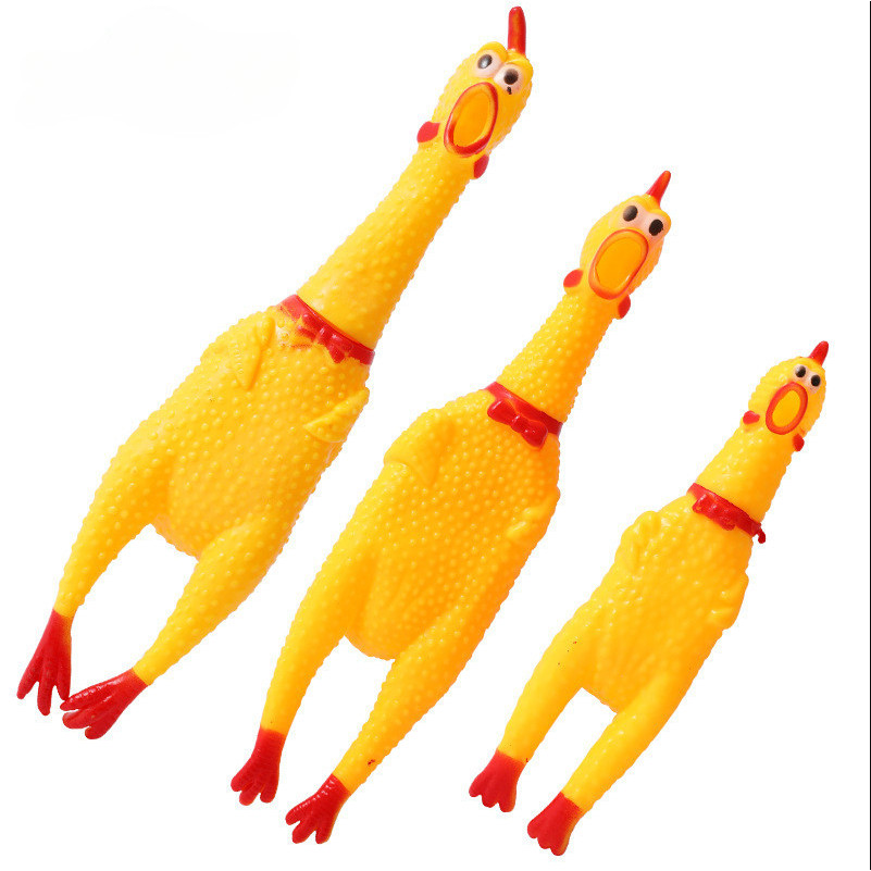 ของเล ่ นสัตว ์ เลี ้ ยง ภาพไก ่ กรีดร ้ องแบบโต ้ ตอบพร ้ อมเสียงสําหรับสุนัข