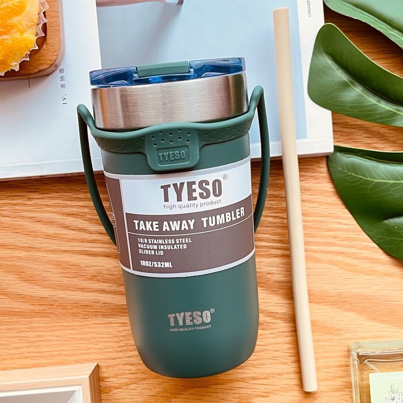 Tyeso ขวดน้ําฉนวนกันความร้อนแบบไม่มีไอน้ํา 18oz/550ml 24oz/710ml - รูปที่ 5
