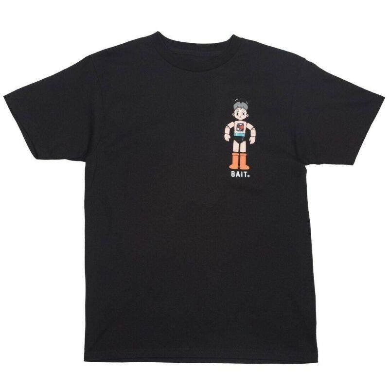 (🔥เสื้อยืดพิมพ์ลาย🔥)BAIT x Astro Boy Men 7 Special Powers Tee black_03