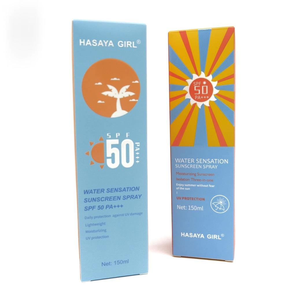 ของแท้ HASAYA GIRL Sunscreen Spray SPF50 PA+++ สเปรย์กันแดดผิวหน้าและผิวกาย บางเบา ไม่เหนียวเหนอะหนะ