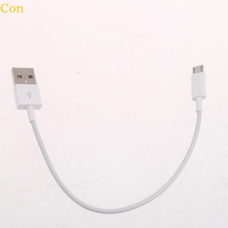 Con USB to Micro USB Sync OTG Charge Data Transfer Cable Cord 10 20 ซม . สายสั ้ น
