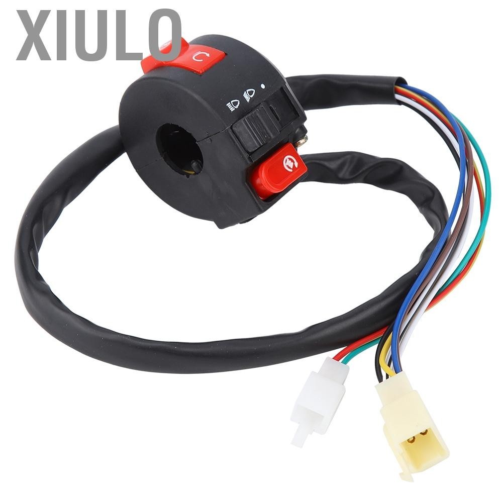 Xiulo 22MM Universal High Reliability Start Stop Switch Push Button for Motorcycle Handlebar Part