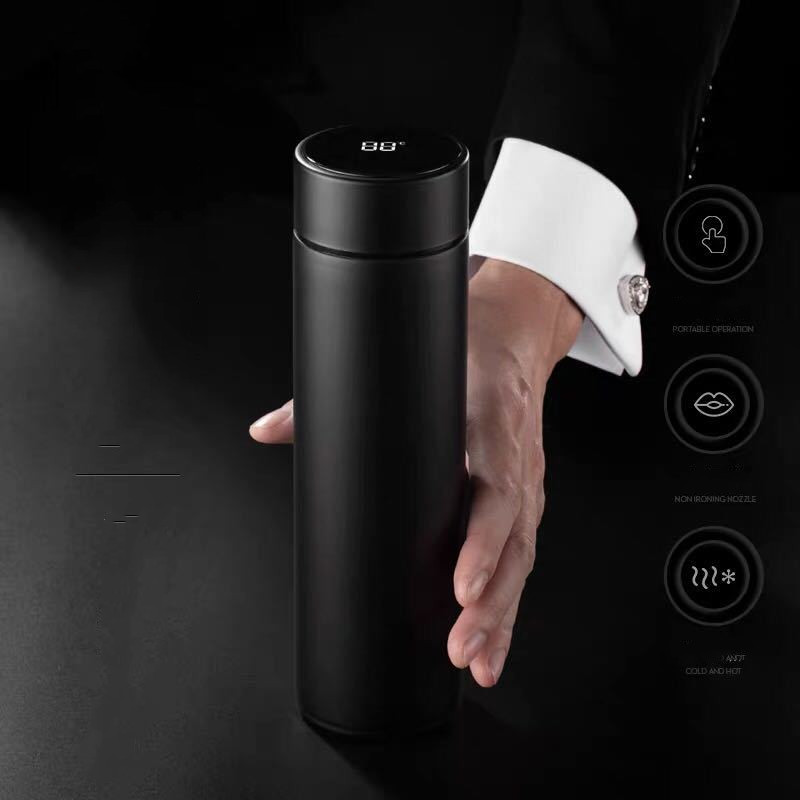 ถ้วยฉนวนอัจฉริยะโลโก้ที่กำหนดเองตัวอักษรรถถ้วยน้ำของขวัญเบนซ์ BMW Audi แก้วน้ำสำหรับผู้ชายและผู้หญิง - รูปที่ 2