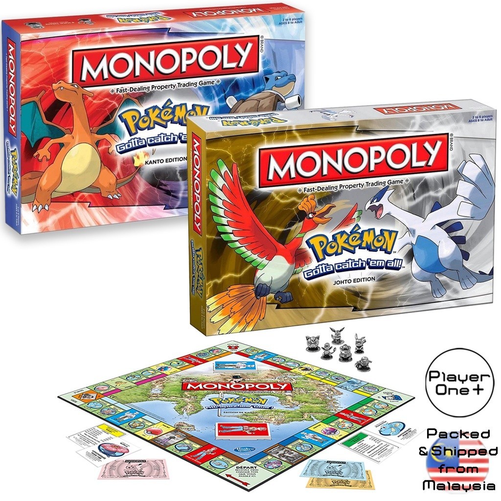 Monopoly Pokemon/Game of Thrones/Friends Board Game Kids Family Fun Party Games (เวอร์ชันภาษาอังกฤษ)