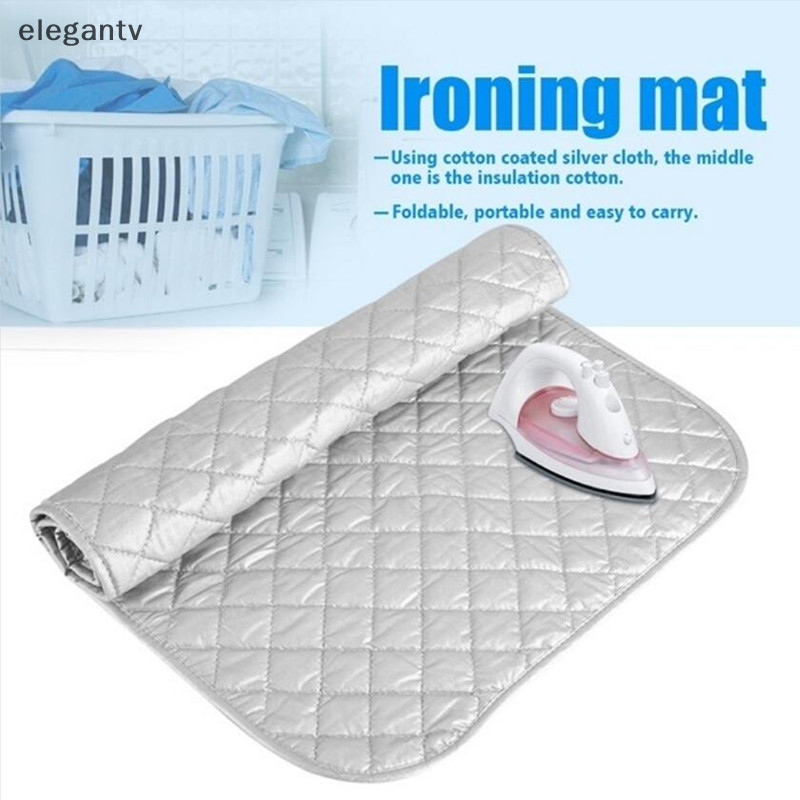 Egn แผ่นรองรีดผ้าแบบพกพา แผ่นรองรีดผ้ากันลื่นทนอุณหภูมิสูง N