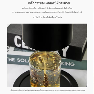 โคมไฟตั้งโต๊ะอุ่นเทียนหอมหรี่แสงได้ โคมไฟละลายเทียนหอม Candle Warmer โคมไฟอุ่นเทียน