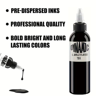 [จัดส่งจากกรุงเทพฯ]DYNAMIC INK ของแท้ หมึกสัก แบบไดนามิก สีดํา TBK 1Oz 2Oz 3Oz เหมาะสำหรับเครื่องสัก