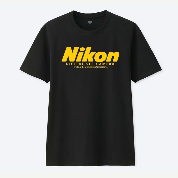 （จัดส่งทันที）NIKON SLR DIGITAL CANERA T SHIRT เสื้อยืด กล้องถ่ายภาพ นิคคอน ผ้า COTTON100%