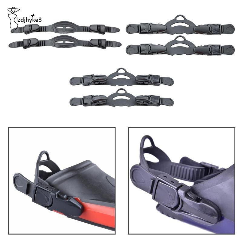 [lzdjhyke3] 2x Fin Flippers Strap อุปกรณ์ว่ายน้ํา Diver Holder Fin Heel Fin