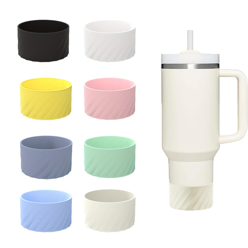 SUGAW ขวดน้ําซิลิโคน Boot Tumbler ซิลิโคนสําหรับ 12 - 24oz Aquaflask & 20oz 30oz 40oz Stanley Tumbler