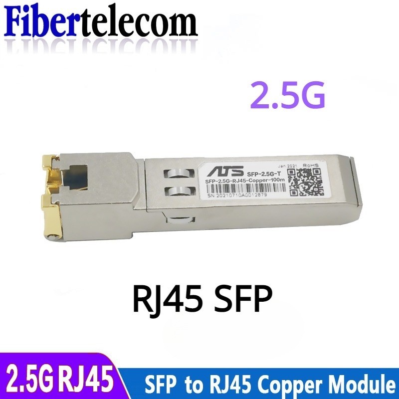 Sfp 10G + ฐาน-T GBIC พอร์ต Gigabit SFP RJ45 โมดูลรหัส 2.5G ใช้งานร่วมกับ Mikrotik สวิตช์ต่างๆโมดูลอีเธอร์เน็ต