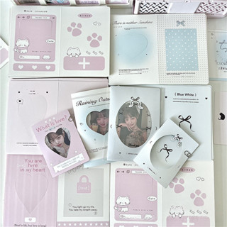 6 ชิ้น/เซ็ต INS การ์ดอวยพรพับการ์ดของขวัญ Photocard วัสดุบรร…