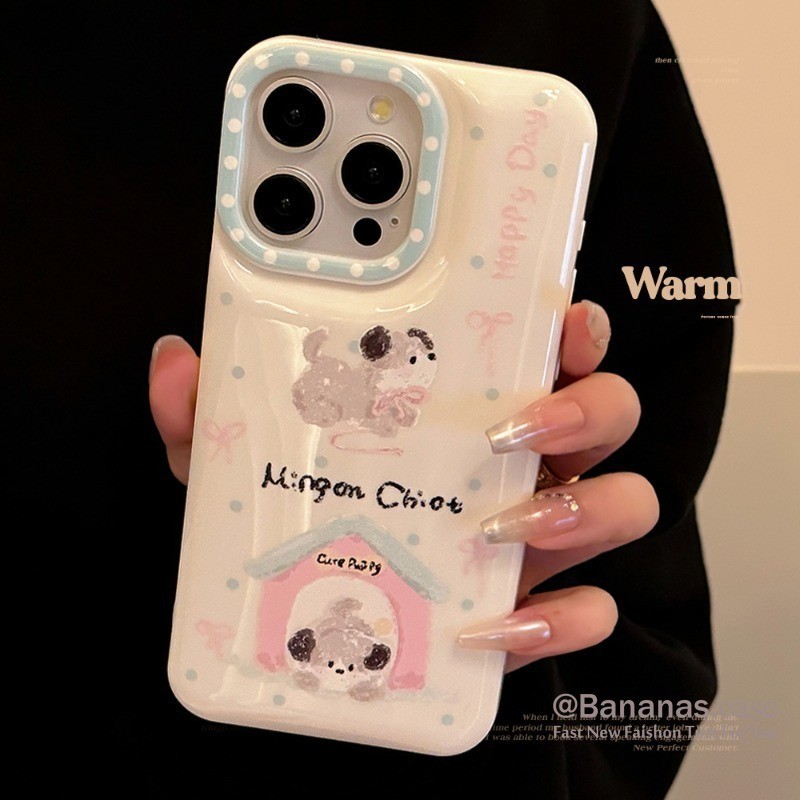 Iphone 15 14 13 12 11 Pro Max X Xr Xs Max 7 8 Plusเคสโทรศัพท์น่ารักIns A Niche Dog Soft Cover