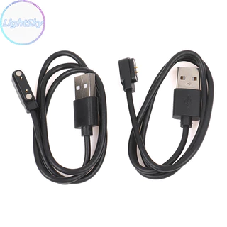 Lightsky Universal Smart Watch Charger สายชาร ์ จแม ่ เหล ็ ก 2/4 Pin USB Charger TH